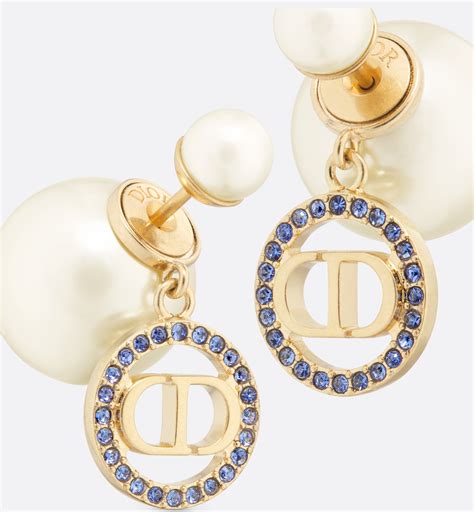 dior boucles d'oreilles tribales en perle|Boucles d'oreilles Dior Tribales Métal finition dorée, perles en .